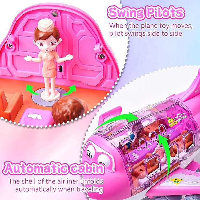 Rotating Electric Airplane ( UAE Delivrey Time: 1-3 Days )