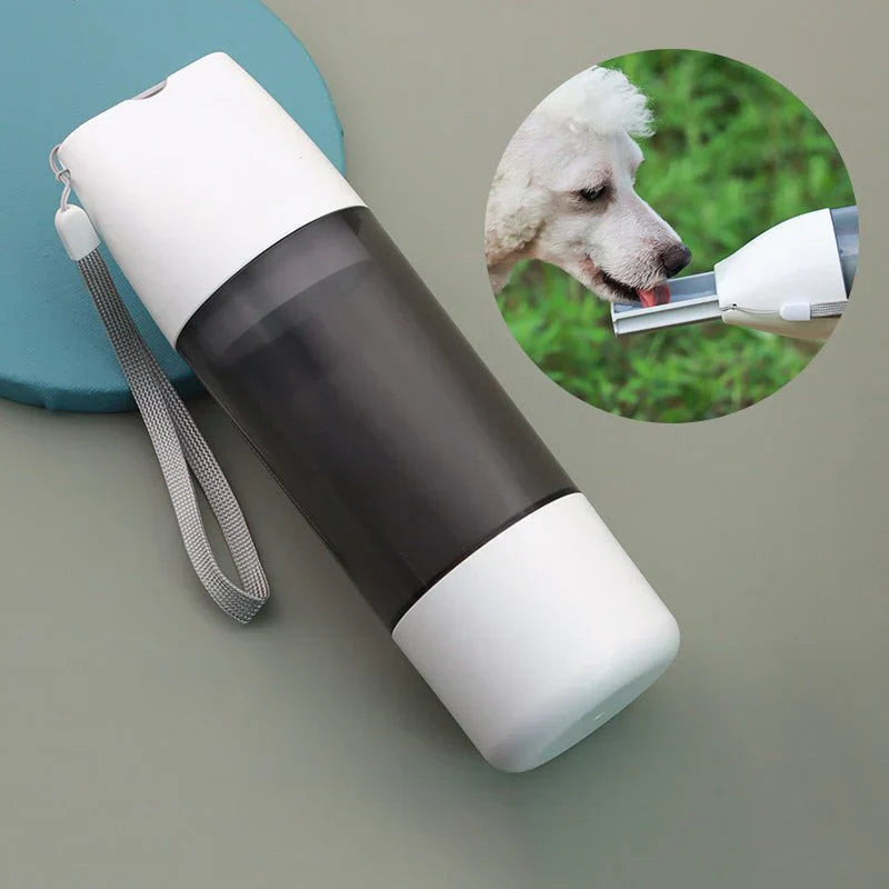 Portable 350ml Dog Water Bottle &amp; Feeder ( UAE Delivery Time: 1-3 Days )