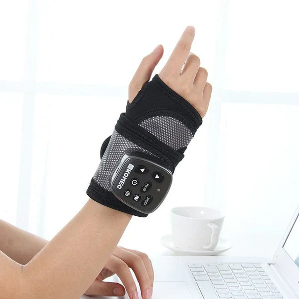 Wireless Heating Wrist Massager for Muscle &amp; Joint Relief ( UAE Delivery Time: 1-3 Days )